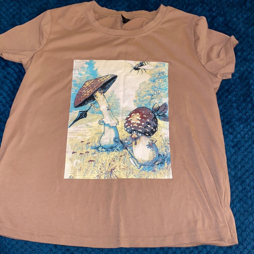 brown mushrooms man